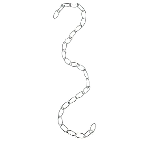 Blue Donuts Chain Extension for Hanging Baskets Planters, Powder Chrome, 36 Inches BD3902605